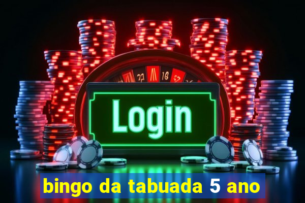 bingo da tabuada 5 ano